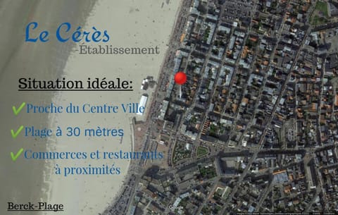 Appartement à 30 m de la plage - balcon - proche Centre - WIFI -Le Cérès 3 Wohnung in Berck