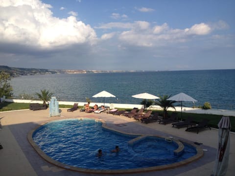 Pool view, Sea view, Swimming pool