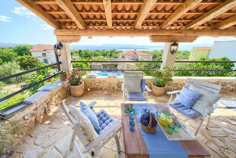 Balcony/Terrace, Garden view, Pool view, Sea view