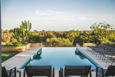 Pool view, Swimming pool, Swimming pool, Sunset