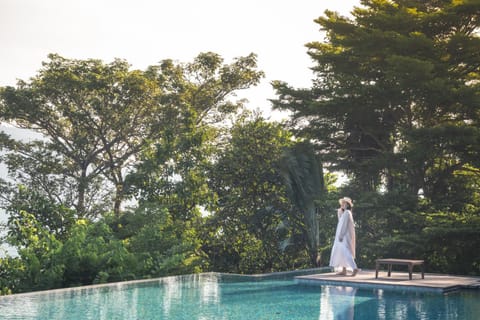 Natural landscape, Pool view, Swimming pool