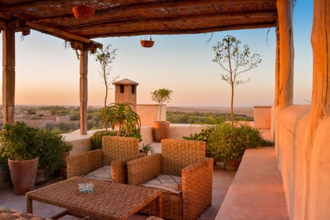 Patio, Decorative detail, Garden view, Landmark view, Sunset