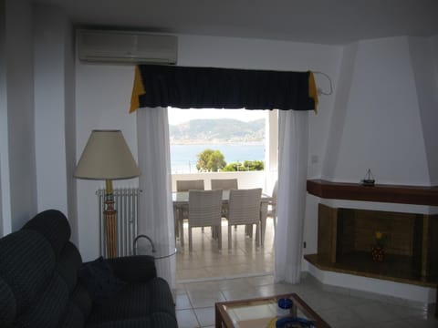 Living room, Seating area, Sea view