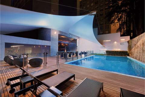 Pool view, Swimming pool