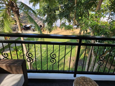 View (from property/room), Balcony/Terrace, Garden view, Sea view