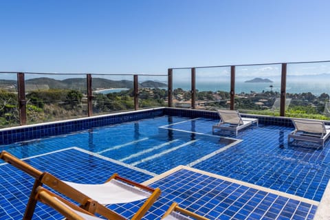 Natural landscape, Pool view, Sea view, Swimming pool, sunbed