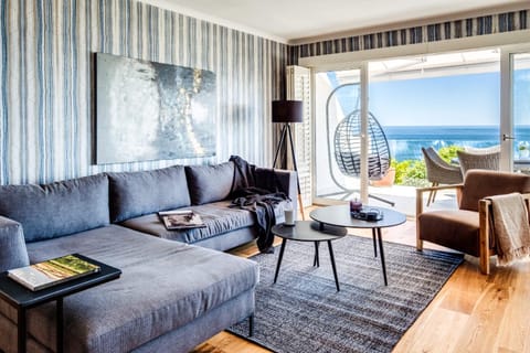 Living room, Seating area, Sea view