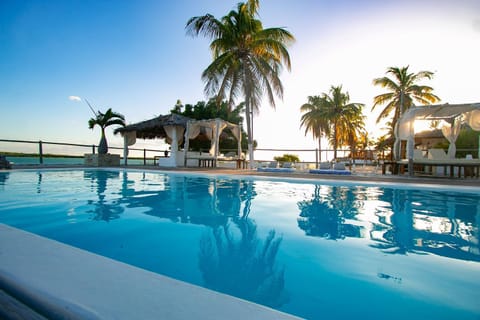 Natural landscape, Pool view, Sea view, Swimming pool