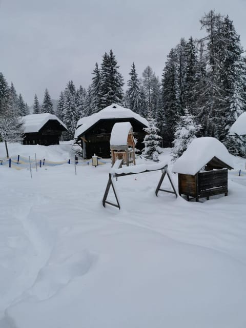 Winter, Children play ground