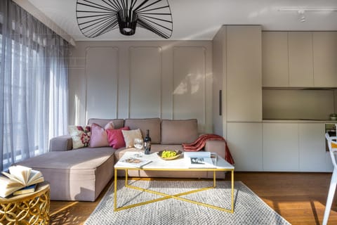 Modern View of Planty Park Condo in Krakow