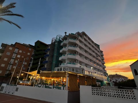 Property building, Sunset