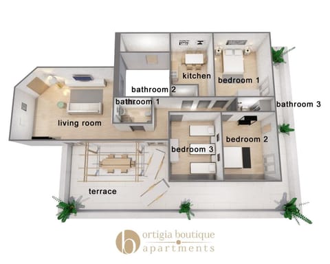 Floor plan, Text overlay