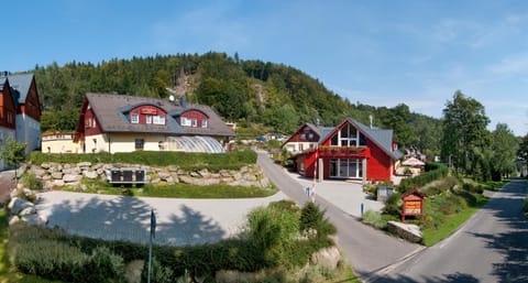 Property building, Natural landscape, Mountain view