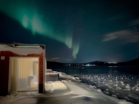 Night, Winter, Lake view, Sea view