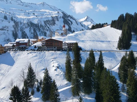 Natural landscape, Winter, Mountain view