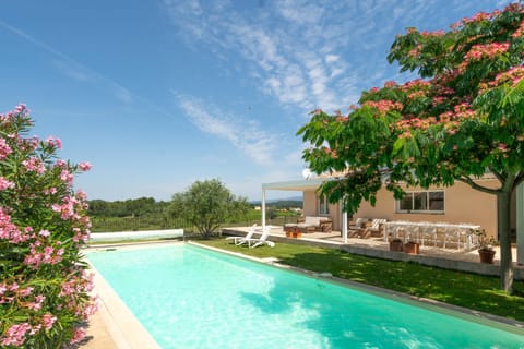 Pool view, Swimming pool, sunbed