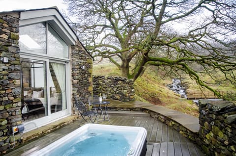 Patio, Garden, River view