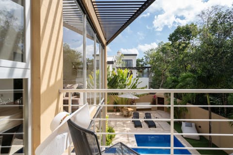 Tulum Private Modern Villa-Pool Beds-AC-Internet-Parking-Grill House in State of Quintana Roo