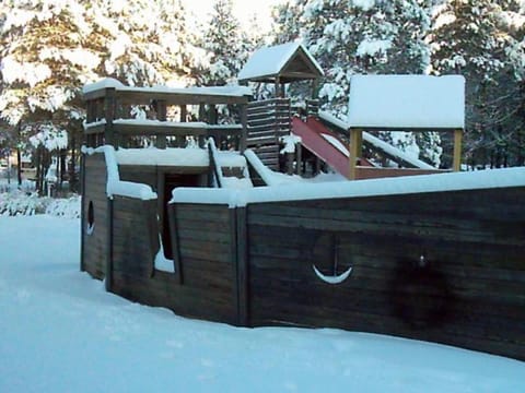 Winter, Children play ground