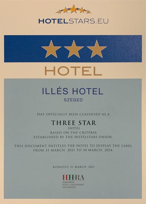 Illés Hotel Hôtel in Szeged