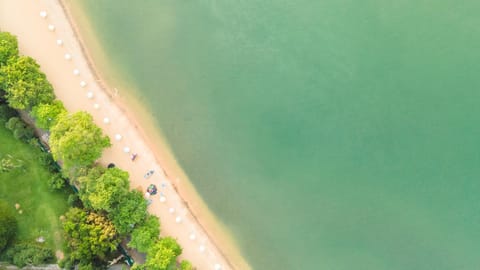 Natural landscape, Bird's eye view, Beach, Sea view