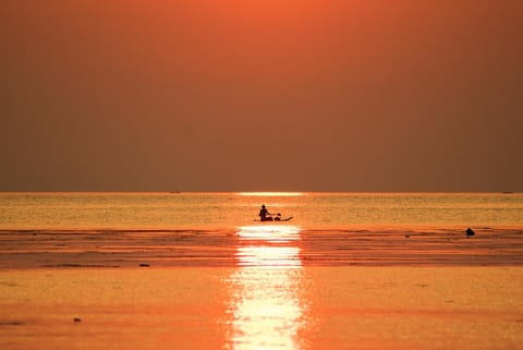 Natural landscape, Beach, Sea view, Sunrise, Sunset