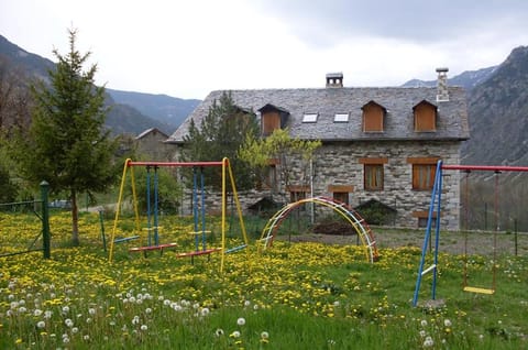 Day, Children play ground, Garden view, Mountain view