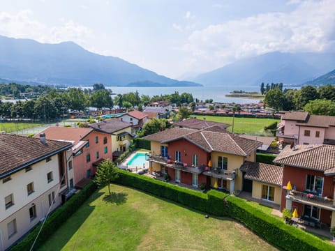 Natural landscape, Bird's eye view, Lake view, Mountain view