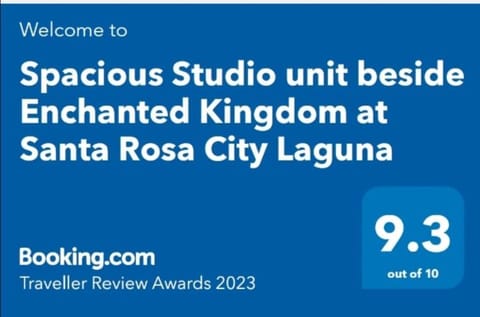 Spacious Studio unit beside Enchanted Kingdom at Santa Rosa City Laguna Condominio in Santa Rosa