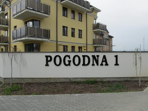 Property building, Text overlay