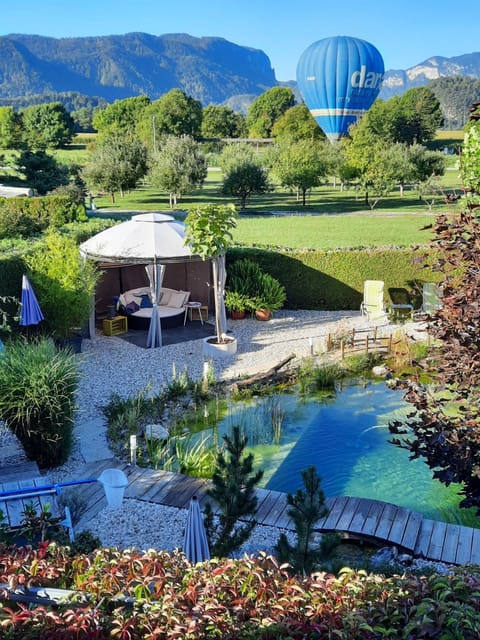 Natural landscape, Garden view, Swimming pool