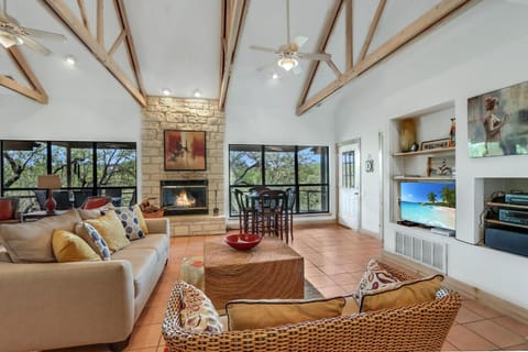 Chili Pepper Falls House in Wimberley