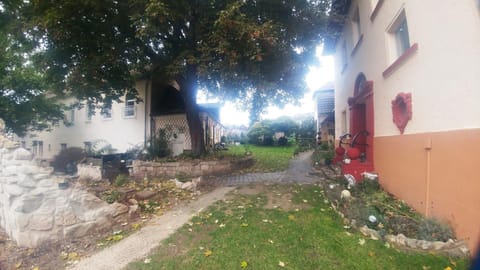 Property building, Patio, Garden, Autumn