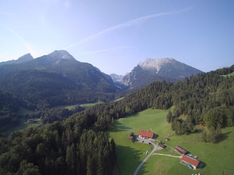 Day, Natural landscape, Bird's eye view, Mountain view