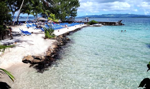 Natural landscape, Beach, Sea view, sunbed