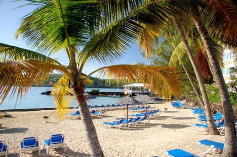 Beach, sunbed