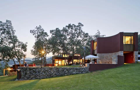 Property building, Garden, Sunset