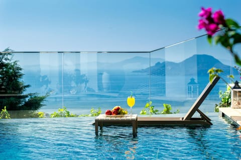 Patio, Garden, Balcony/Terrace, Garden view, Mountain view, Pool view, Sea view, Swimming pool