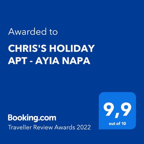 CHRIS'S HOLIDAY APT - AYIA NAPA Condo in Ayia Napa