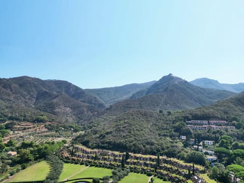 Natural landscape, Bird's eye view, Mountain view