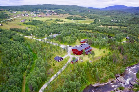 Natural landscape, Bird's eye view, Garden, Garden view, Mountain view, River view