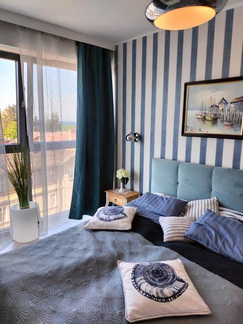 Seating area, Bedroom, Sea view