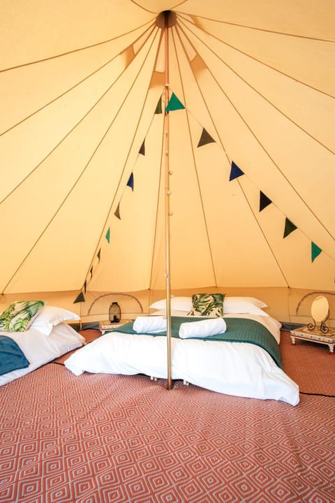 Glamping at Hay Festival Chalet in Hay-on-Wye
