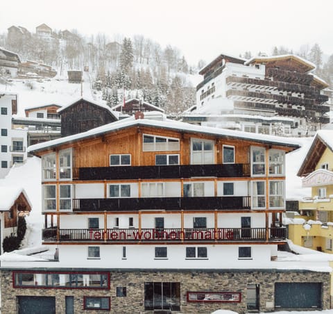 Property building, Natural landscape, Winter, Mountain view