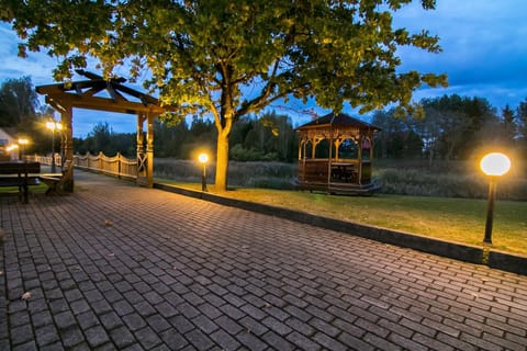 Night, Natural landscape, Garden view