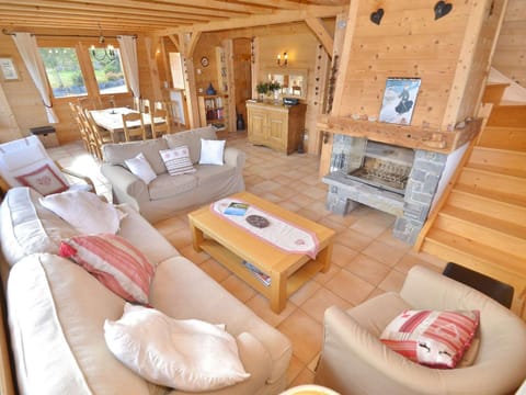 Chalet 4* Alpin, 12 pers., cheminée, vue Aravis, proche pistes et village, Grand Bornand - FR-1-391-19 Chalet in Le Grand-Bornand