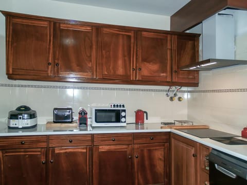 Kitchen or kitchenette, minibar, stove, toaster