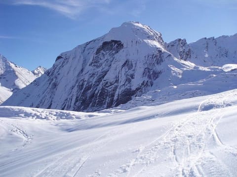 Natural landscape, Winter, Skiing