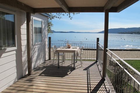 Patio, On site, Lake view