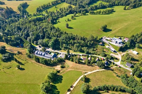 Property building, Natural landscape, Bird's eye view